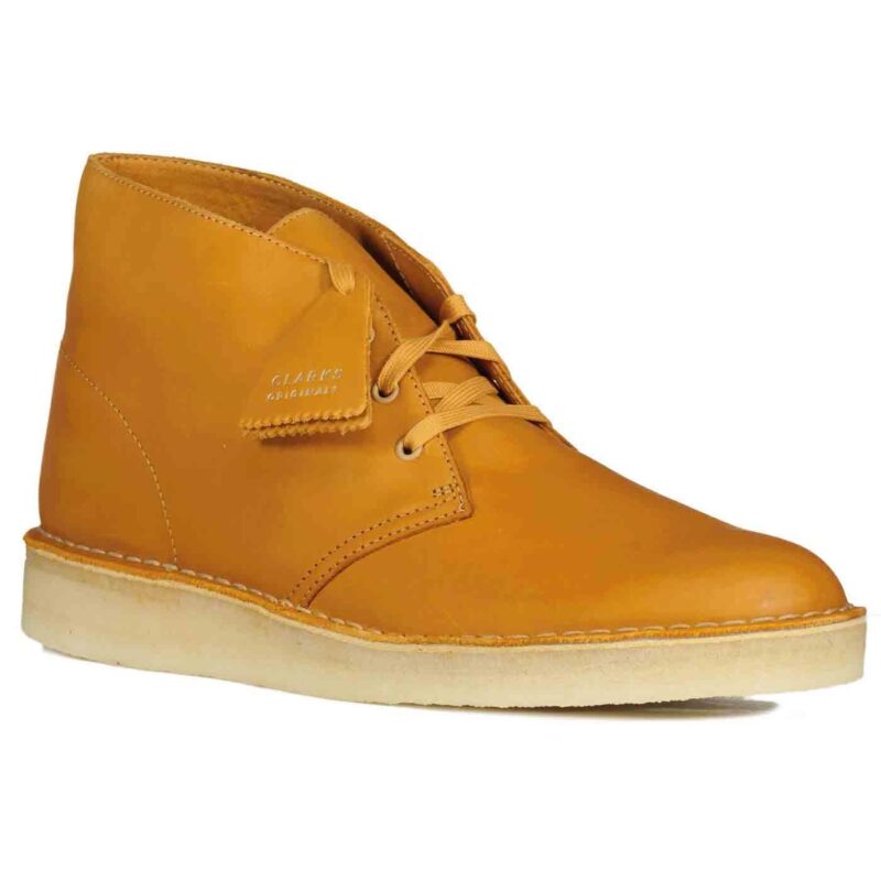 Desert Coal Clarks Originals
Tan leather